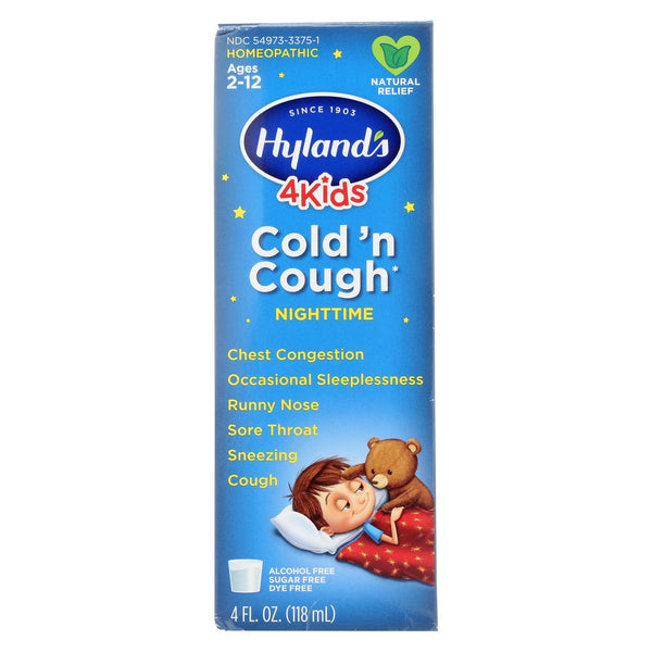 Hylands Homeopathic - 4kids Night Cold N Cough - 1 Each - 4 Fz