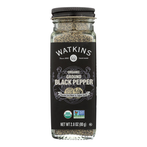 Watkins - Pepper Ground Black - 1 Each - 2.8 Oz
