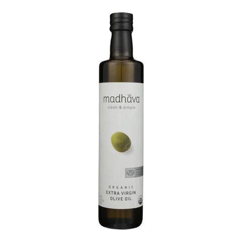 Madhava Honey - Olv Oil Organic Extra Virgin - Case Of 6 - 16.9 Fz