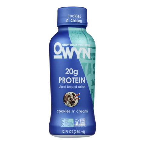 Only What You Need - Plnt Bsd Cookie Cream Protn - Case Of 12 - 12 Fz