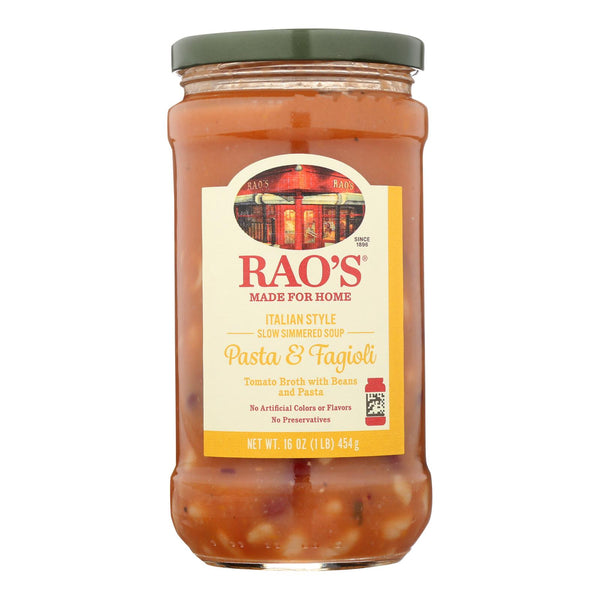 Rao's Specialty Food - Soup Pasta & Fagip;o6 - Case Of 6 - 16 Oz