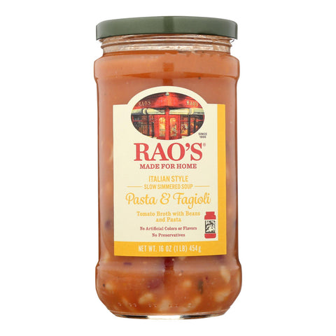 Rao's Specialty Food - Soup Pasta & Fagip;o6 - Case Of 6 - 16 Oz