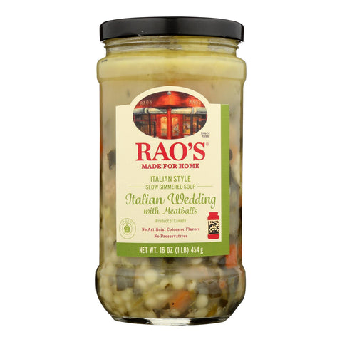 Rao's Specialty Food - Soup Italian Wedding - Case Of 6 - 16 Oz