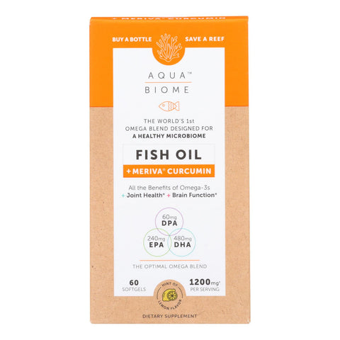 Aqua Biome - Fish Oil Meriva Curcumin - 1 Each - 60 Ct