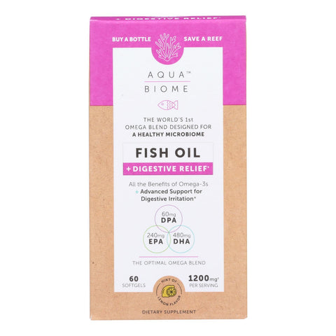 Aqua Biome - Fish Oil Digestive Relief - 1 Each - 60 Ct
