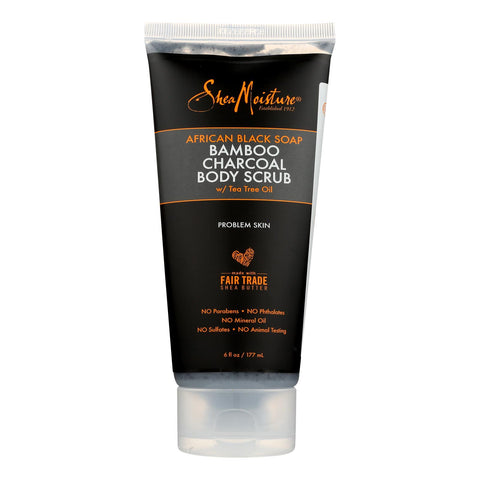 Shea Moisture - Body Scrub Black Smbo Char - 1 Each - 6 Fz