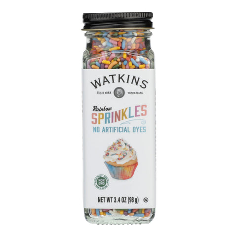 Watkins - Decoratng Sprinkle Rainbw - Case Of 4 - 3-3.4 Oz