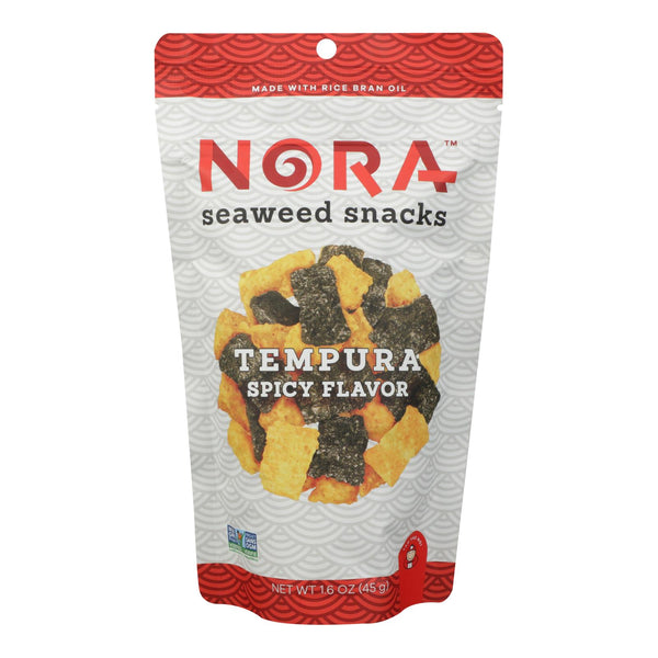Nora Snacks - Tempura Spicy - Case Of 12 - 1.6 Oz