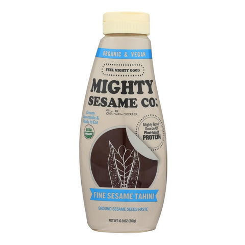 Mighty Sesame Company - Tahini Organic Fine Sesame - Case Of 8 - 10.9 Oz