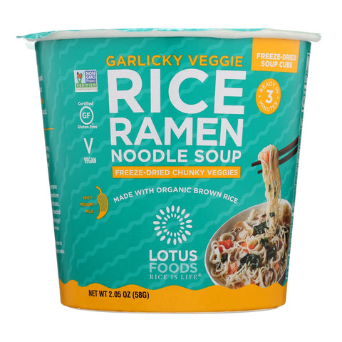 Lotus Foods - Ramen Gar Veg Brown Rc - Case Of 6 - 2.05 Oz