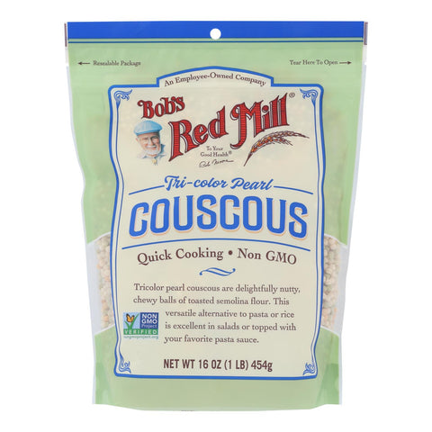 Bob's Red Mill - Couscous Pearl Tri Color - Case Of 4 - 16 Oz