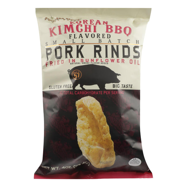 Southern Recipe Small Batch - Pork Rinds Korean Kmchi Bbq - Case Of 12-4 Oz