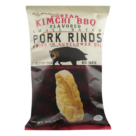 Southern Recipe Small Batch - Pork Rinds Korean Kmchi Bbq - Case Of 12-4 Oz