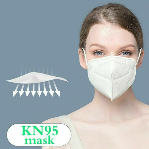 KN95 Face Mask Personal Protection Covers Mouth & Nose -5pcs /Pack